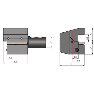 VDI Pidin oikeakätinen nesteen syöttö alhaalta 409.43.25