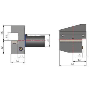 VDI Pidin oikeakätinen nesteen syöttö alhaalta 409.33.25