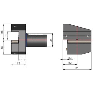 VDI Pidin vasenkätinen nesteen syöttö alhaalta 409.34.25