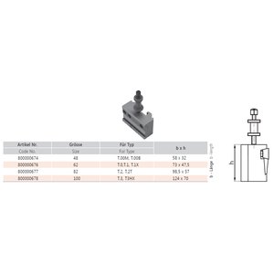 Bison 4496 katkaisuterän pidin